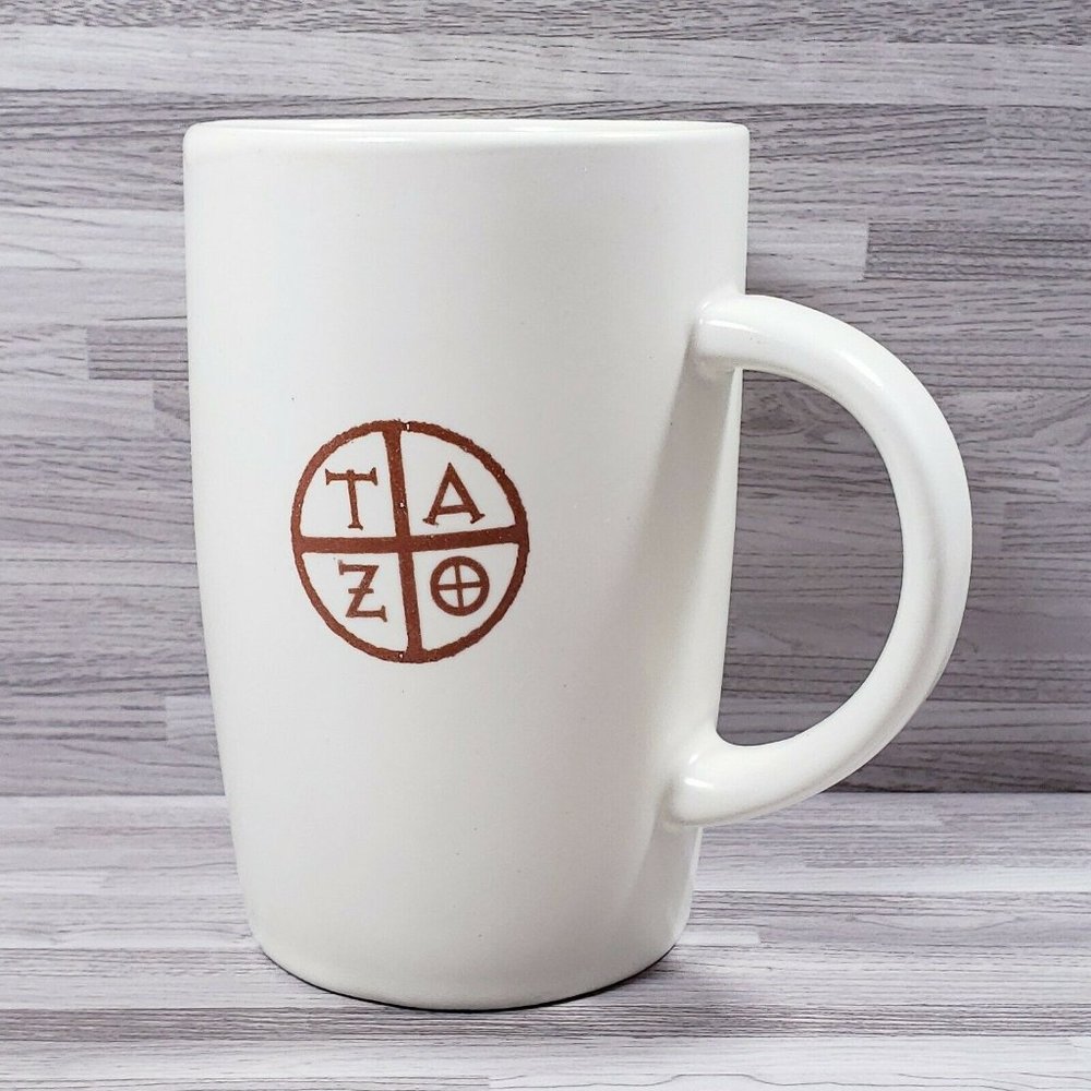 2012 Starbucks Tazo Tea 11 oz. Coffee Tea Mug Cup Cream Color